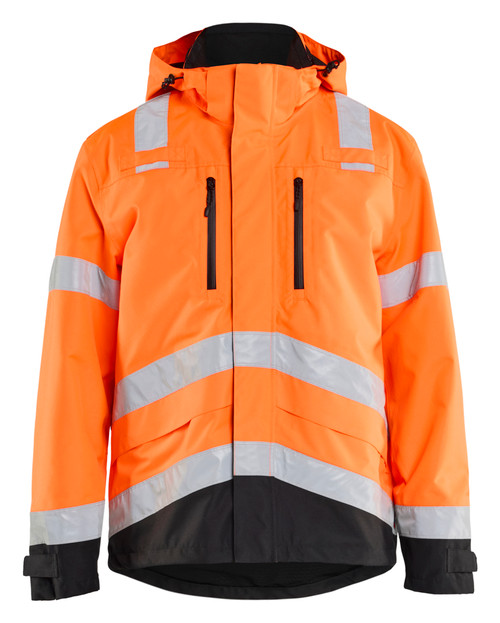Blaklader 493719775399 Orange Hi-Vis Jacket, front