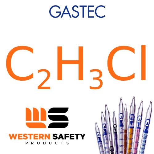 Gastec Vinyl Chloride Tube 0.1-6.6ppm: 5 detector tubes, 5 pre tubes Per Box