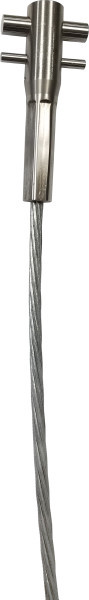 3M DBI-SALA Lad-Saf 6104025 Galvanized Steel Swaged Cable, 3/8 Inch, 25 Feet - Each
