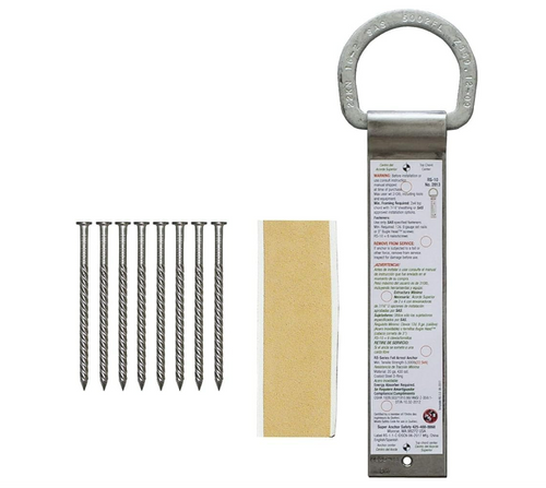 Super Anchor 2813 RS-10 Single Sided D-ring Anchor, 8.5" Length