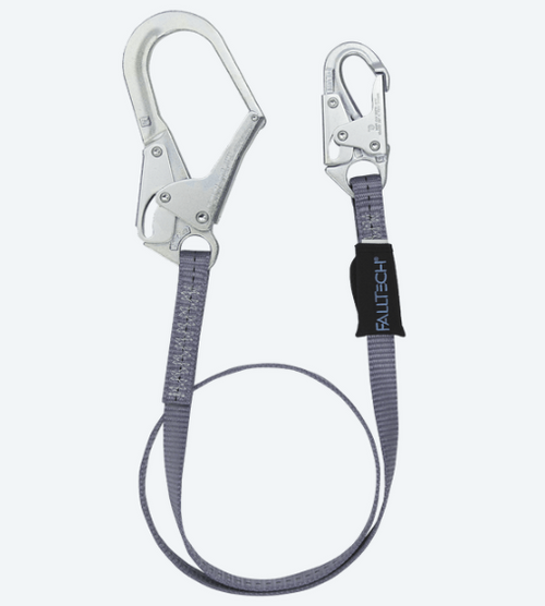 Web Restraint Lanyard, Fixed-length with Steel Connectors, 3 FT