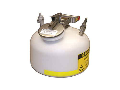Justrite 12165 2 gal Quick-Disconnect Disposal Safety Can - Each