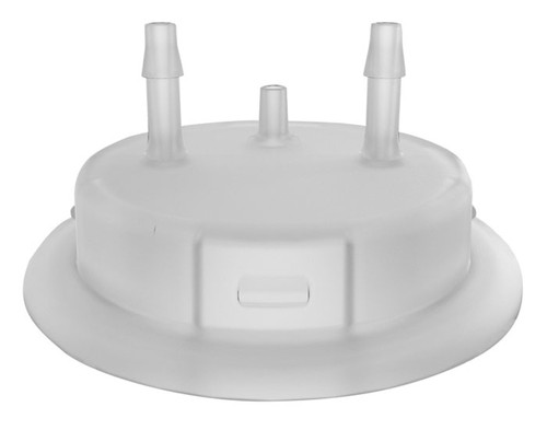 Justrite 12864 Polypropylene Open Top Carboy System Cap Adapter - Each