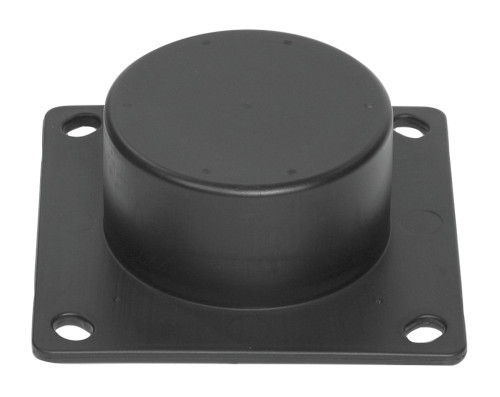 Justrite 1730BASE High Density Polyethylene Black Sleeve Base - Each