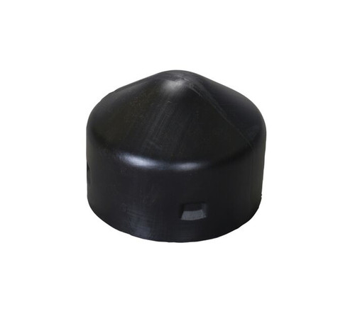 Justrite 1749 High Density Polyethylene Black Post Cap - Each