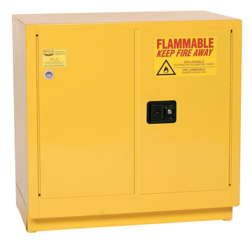 Justrite 1970X 22 gal 18 gauge Steel Flammable Liquid Safety Cabinet - Each