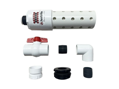 Justrite 26485 6 in L x 18 in W x 6 in H HFF Berm Drain Kit - Each