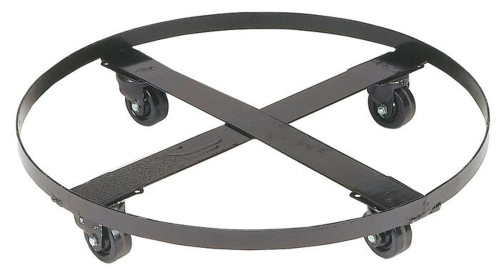 Justrite 28270 Black Steel Drum Dolly - Each
