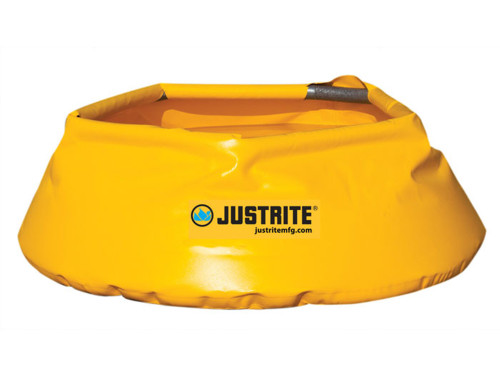 Justrite 28319 Yellow PVC Coated Fabric Pop-Up Pool - Each