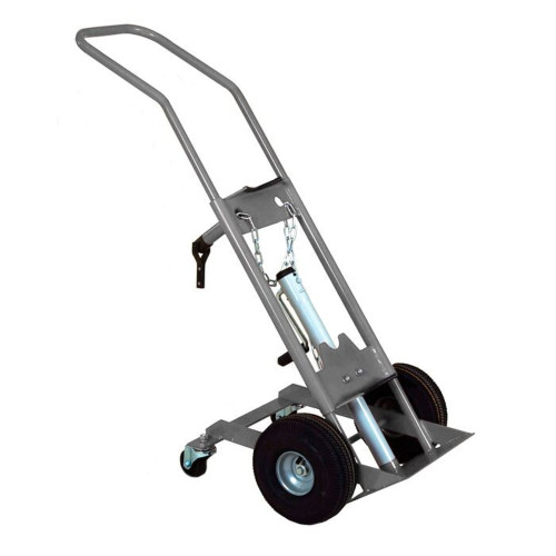 Justrite 35054 1000 lb Lift-and-Load Single Cylinder Hand Truck - Each
