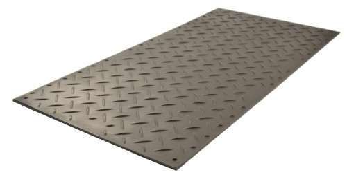 Checkers Safety AM24HH4 120 Ton Black Ground Protection Mat - 1/Pack