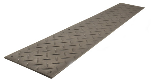 Checkers Safety AM28 120 Ton Black Ground Protection Mat - 1/Pack