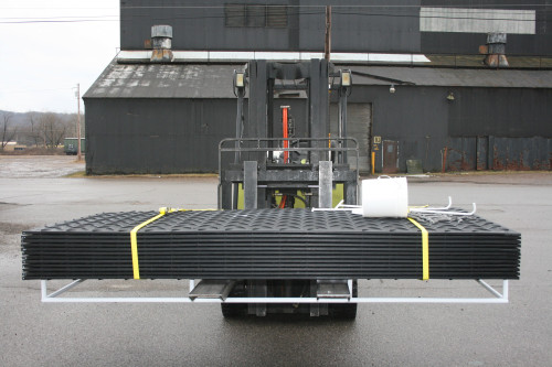 Checkers Safety AMCP3 120 Ton Black Ground Protection Mat - 12/Pack