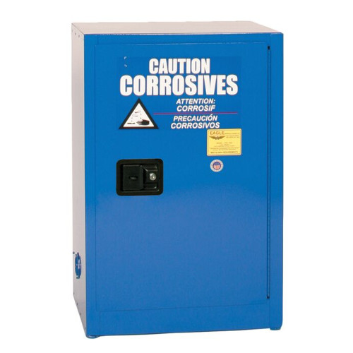 Eagle CRA1924X 12 gal Blue Acid Corrosive Corrosives/Acids Safety Cabinet - Each