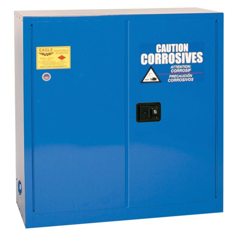 Eagle CRA32X 30 gal Blue Acid Corrosive Corrosives/Acids Safety Cabinet - Each