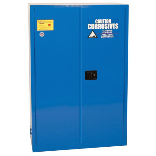 Eagle CRA4510X 45 gal Blue Acid Corrosive Corrosives/Acids Safety Cabinet - Each