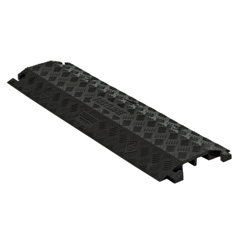 Justrite FL2X1.75-B 2 Channels 1 in Drop-Over Fastlane Cable Protector - Each