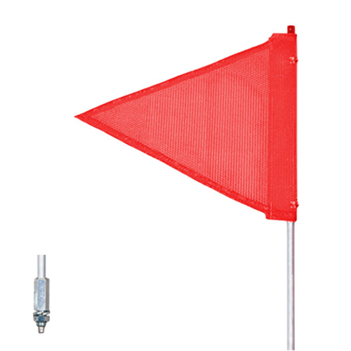 Checkers Safety FS3-T-O 9 in Plain Orange General Purpose Non-Lighted Warning Whip - Each