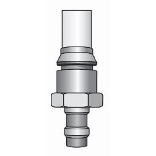 Checkers Safety FSQD-MA 4 in Male Quick Disconnect Base Mount - Each