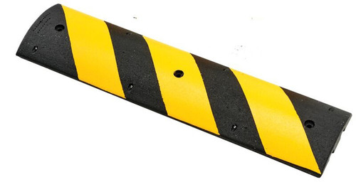Justrite GNRS2411YB Recycled Rubber Easy Rider Speed Bump - Each