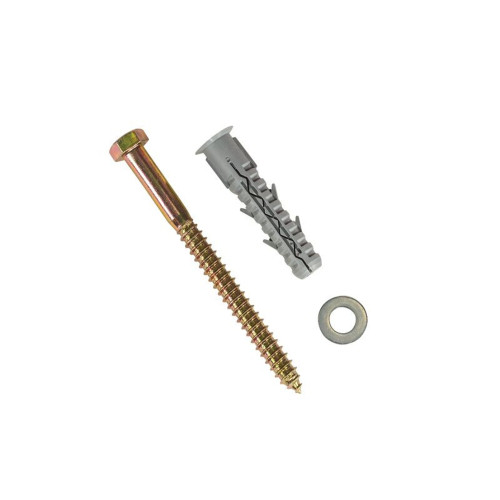 Checkers Safety GNRS960000 6 in Lag Bolt with Washer and Anchor - Each