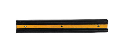 Checkers Safety GNRSWP10YB Black/Yellow Natural Rubber Wall Guard - Each