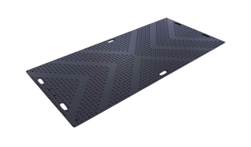 Checkers Safety LIB48 160000 lb Black Ground Protection Mat - Each