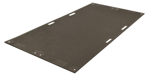 Checkers Safety VM48HH4 95 Ton Black Ground Protection Mat - Each