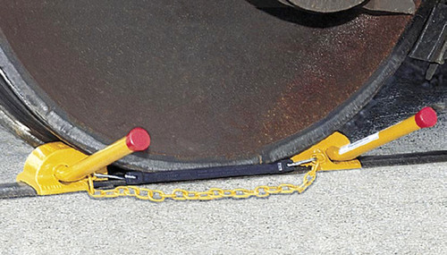 Aldon Double Railroad Wheel Chock for Flush Rail (4011-04)