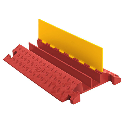 Justrite CP2X325-Y/O Polyurethane Linebacker Cable Protector - Each