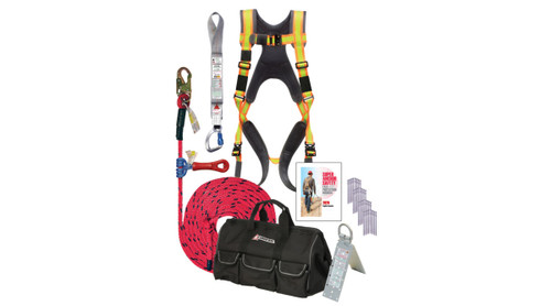 Super Anchor Safety 4003 340 lb Deluxe Total Package Fall Protection Safety Kit - 1/Box