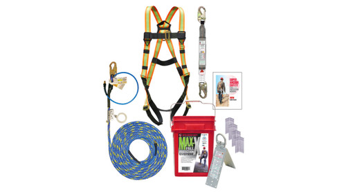 Super Anchor Safety 4078 MAX-X 340 lb Pneumatic Fall Protection Safety Kit with ADP Grab - 1/Box