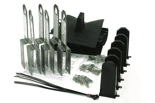 Super Anchor Safety 1030 ARS 430 Stainless Steel 14 ga 2 x 4 in Fall Arrest Anchor Kit