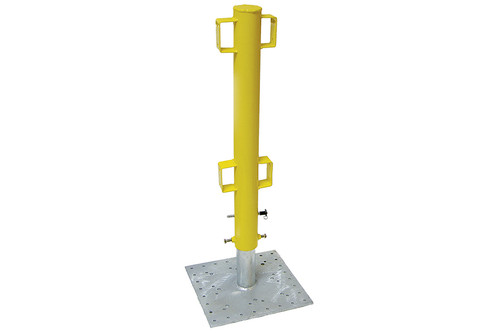 Super Anchor Safety 1092-3 3-Way Guardrail Stanchion with Hardware - Each