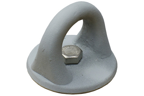 Super Anchor Safety 1093-GB 5/8 x 3/4 in 2 in ID x 4 in OD Bolt-Thru Loop Top - Each