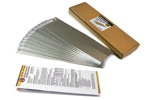 Super Anchor Safety 2401-A Zinc Plated 20 ga Steel 14 x 4 in Retro-Flash System - 10/Box