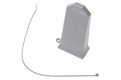 Super Anchor Safety 2808-G ARS Gray Stem Cover with Zip Tie Tether Strap - 1/Pack