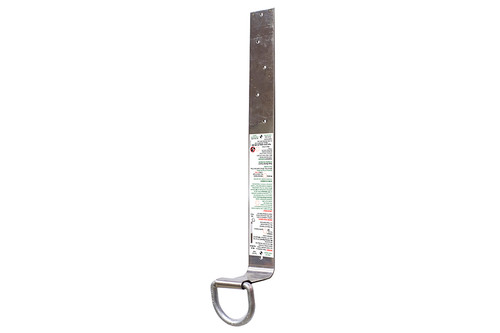Super Anchor Safety 2816-W 430 Stainless Steel 20 ga 90 deg Bend Roof Anchor - 1/Pack