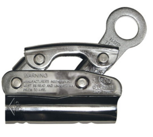 Super Anchor Safety 4015-M12 Chrome Plated Steel Dual Cam Mechanical Integral Adjuster Rope Grab - Each