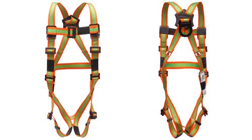 Super Anchor Safety DE-6001 1-3/4 in Polyester 310 lb Dielectric Fall Arrester Full Body Harness - Each