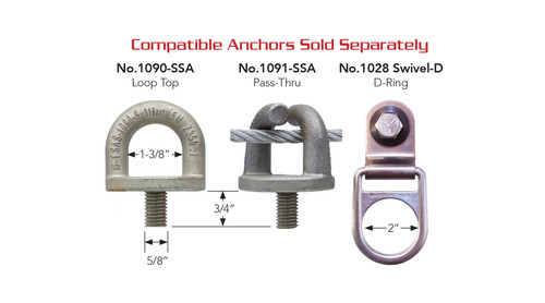 Super Anchor Safety SSA 1309-3K 5/8-11 1 in Concrete Insert Anchor Complete Kit - Each