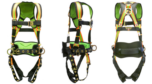 Super Anchor Safety TB3-6072 1-3/4 in Polyester 310 lb Fall Arrester Harness - Each