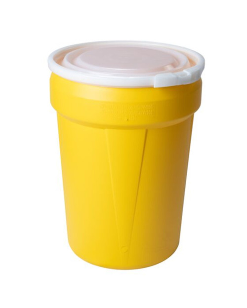 Justrite 1601 30 gal High Density Polyethylene Nestable Barrel Drum - Each
