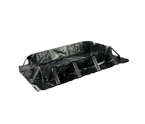 Justrite T8410101AE Black L-Bracket Spill Containment Berm - Each