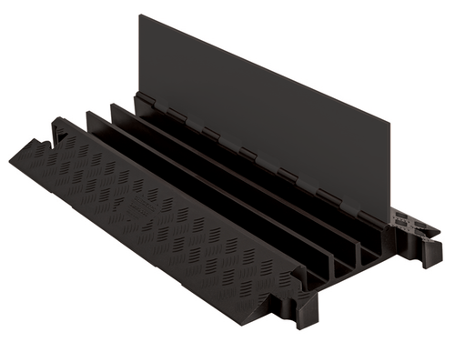 Justrite Guard Dog GD3X225-B/B 3-Channels Polyurethane Cable Protector - Each