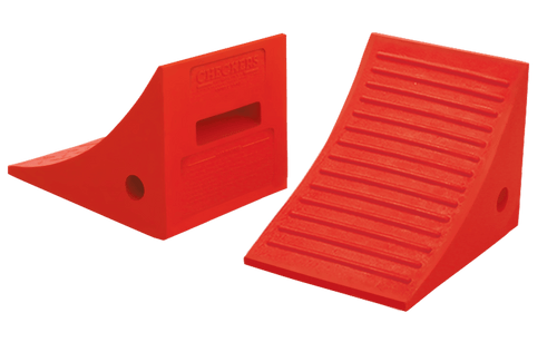 Justrite UC1600 40000 lb Orange Polyurethane General-Purpose Utility Wheel Chock