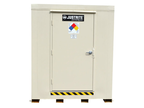 Justrite 913020 Bone Steel 4-Hour Fire-Rated Outdoor Safety Locker - Each