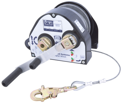 3M DBI-SALA 8518588 Digital 200 Winch, 140 ft, Galvanized, Power Drive
