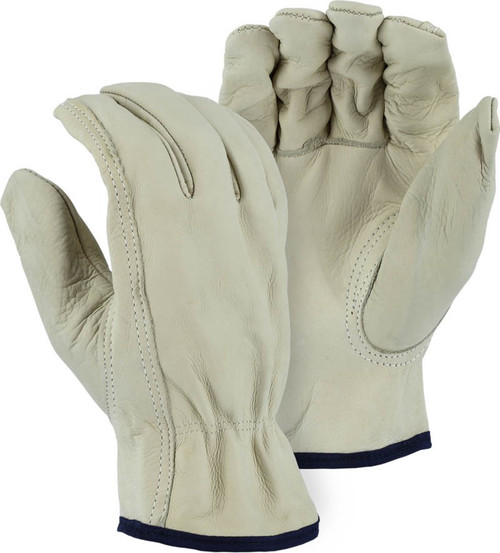 Majestic Glove 1510B Cowhide Grain Leather Driver's Gloves, Multiple Sizes Available