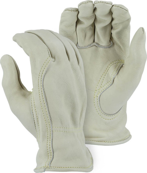 Majestic Glove 1510BAK Cowhide Grain Leather Extra Heavy Driver's Gloves, Multiple Sizes Available